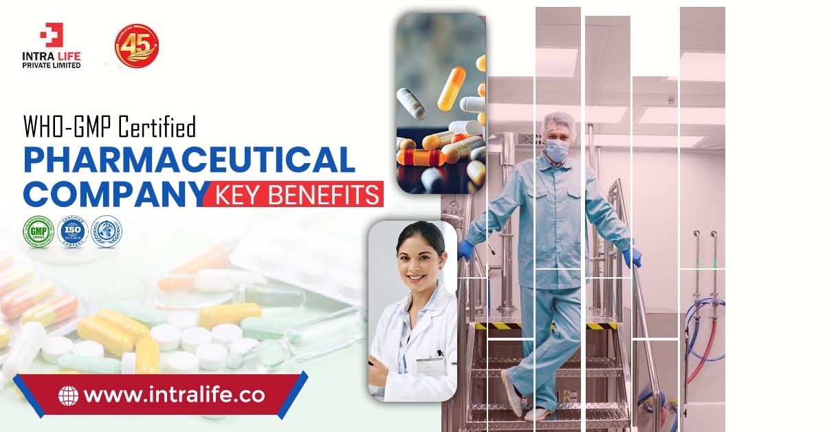 What are the Major Benefits of Working with a WHO GMP Certified Pharmaceutical Company | Intra Life